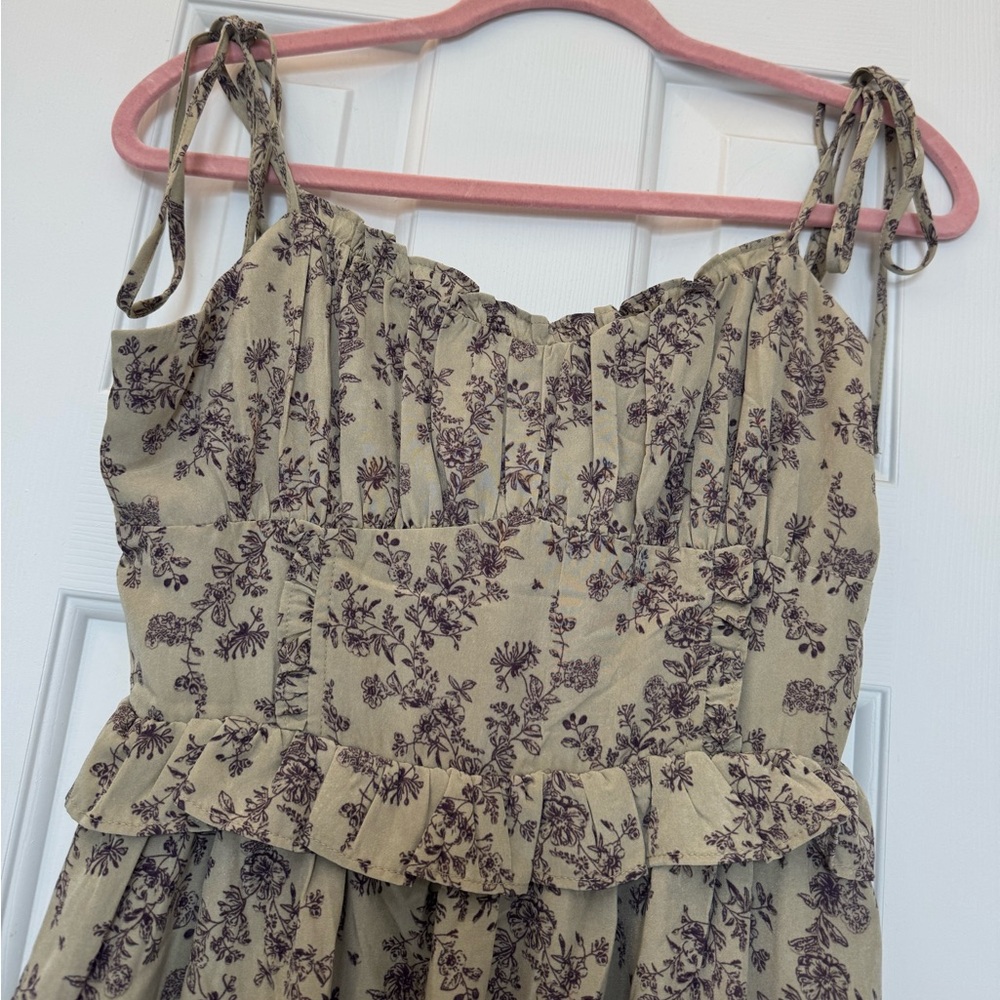 Storia Floral Print Women's Midi Dress - Picture 2 of 10